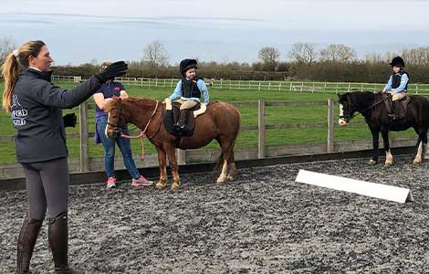 Riding lessons at Lyford Stud